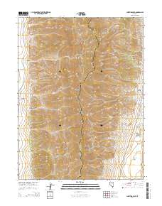 Christina Peak 2014 topographic map thumbnail