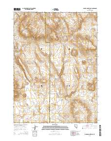 Badger Mountain SE 2015 topographic map thumbnail