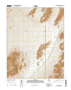 Bonnie Claire NW 2015 topographic map thumbnail