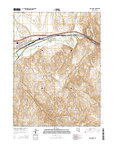 Carlin East 2014 topographic map thumbnail