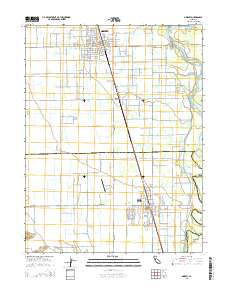 Gridley 2015 topographic map thumbnail