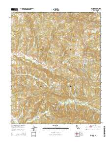 La Honda 2015 topographic map thumbnail