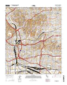 Los Angeles 2015 topographic map thumbnail