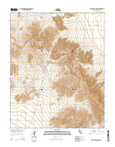 Mesquite Mountains 2015 topographic map thumbnail