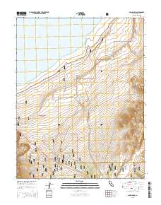 Mono Mills 2015 topographic map thumbnail