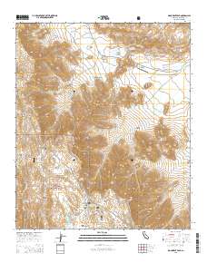 Monument Peak 2015 topographic map thumbnail