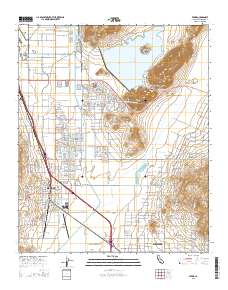Perris 2015 topographic map thumbnail
