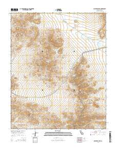 Salsberry Peak 2015 topographic map thumbnail
