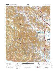 San Rafael 2015 topographic map thumbnail