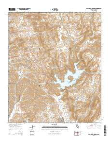 San Vicente Reservoir 2015 topographic map thumbnail