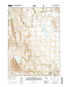 Silva Flat Reservoir 2015 topographic map thumbnail