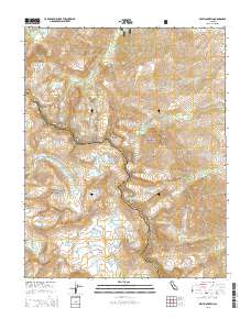 Split Mountain 2015 topographic map thumbnail