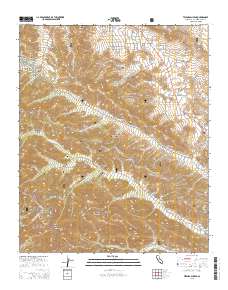 Telegraph Peak 2015 topographic map thumbnail