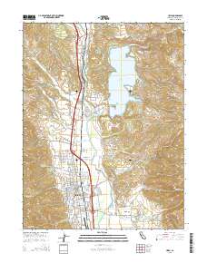 Ukiah 2015 topographic map thumbnail