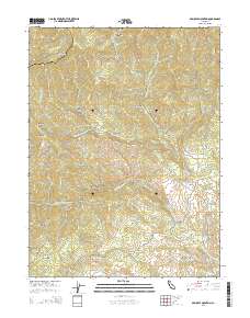 Arbuckle Mountain 2015 topographic map thumbnail