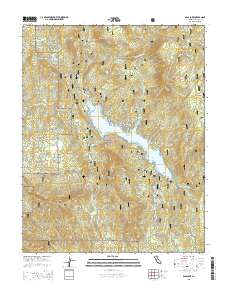 Bass Lake 2015 topographic map thumbnail