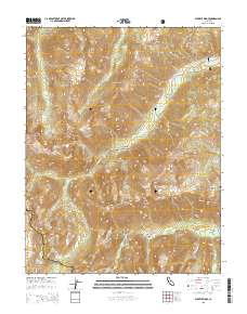 Buckeye Ridge 2015 topographic map thumbnail