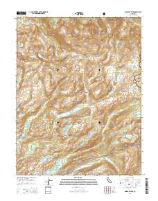 Emigrant Lake 2015 topographic map thumbnail