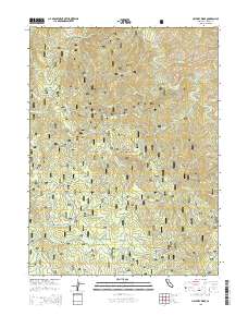 Halfway Ridge 2015 topographic map thumbnail