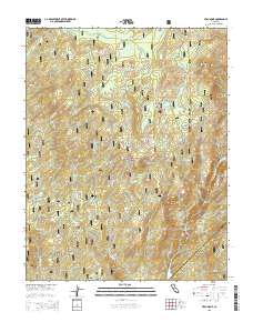 Piyau Dome 2015 topographic map thumbnail