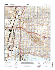 Long Beach 2015 topographic map thumbnail