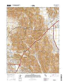 Cordelia 2015 topographic map thumbnail