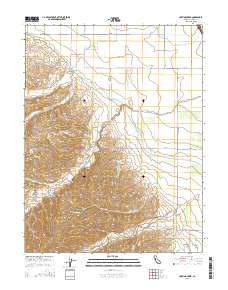 Cortina Creek 2015 topographic map thumbnail