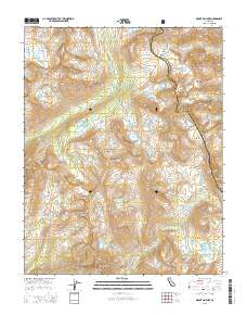 Mount Pinchot 2015 topographic map thumbnail