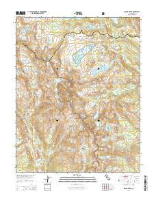 Mount Ritter 2015 topographic map thumbnail