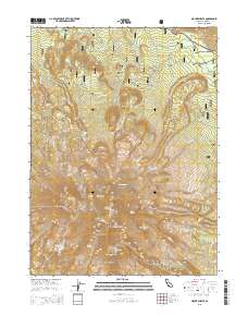 Mount Shasta 2015 topographic map thumbnail