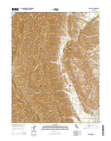 Mount Vaca 2015 topographic map thumbnail
