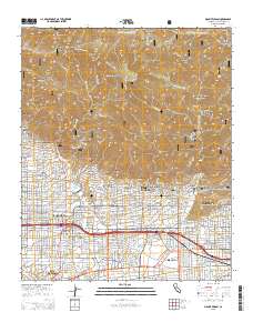 Mount Wilson 2015 topographic map thumbnail