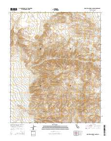 Mountain Springs Canyon 2015 topographic map thumbnail