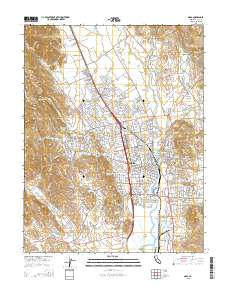 Napa 2015 topographic map thumbnail