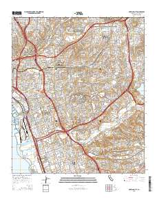 National City 2015 topographic map thumbnail