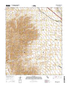 Needles SW 2015 topographic map thumbnail