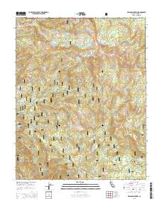 Nelson Mountain 2015 topographic map thumbnail