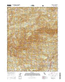 Nevada City 2015 topographic map thumbnail