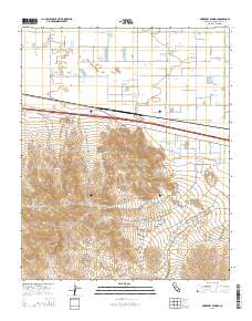 Newberry Springs 2015 topographic map thumbnail