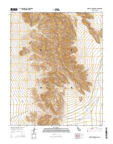 North of Tecopa Pass 2015 topographic map thumbnail