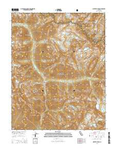 North Palisade 2015 topographic map thumbnail