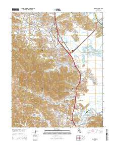 Novato 2015 topographic map thumbnail
