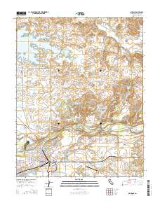 Oakdale 2015 topographic map thumbnail
