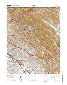 Oakland East 2015 topographic map thumbnail