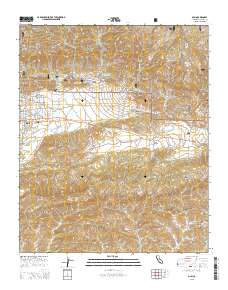 Ojai 2015 topographic map thumbnail