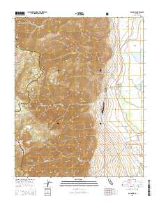 Olancha 2015 topographic map thumbnail