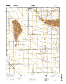 Orange Cove South 2015 topographic map thumbnail