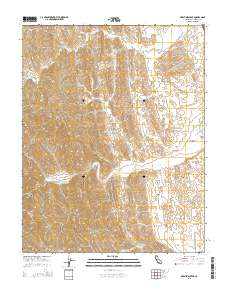 Orestimba Peak 2015 topographic map thumbnail