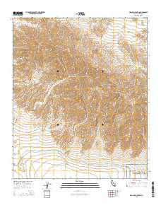 Orocopia Canyon 2015 topographic map thumbnail