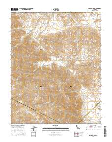 Ortigalita Peak 2015 topographic map thumbnail